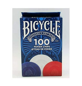 United States Playing Card Co Poker Chips: Bicycle 2 Gram Plastic (100)