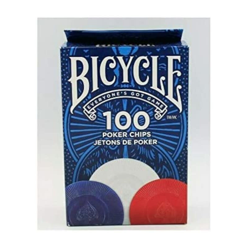 United States Playing Card Co Poker Chips: Bicycle 2 Gram Plastic (100)