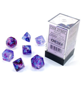 Chessex Chessex RPG Dice (7) Luminary Nocturnal/Blue