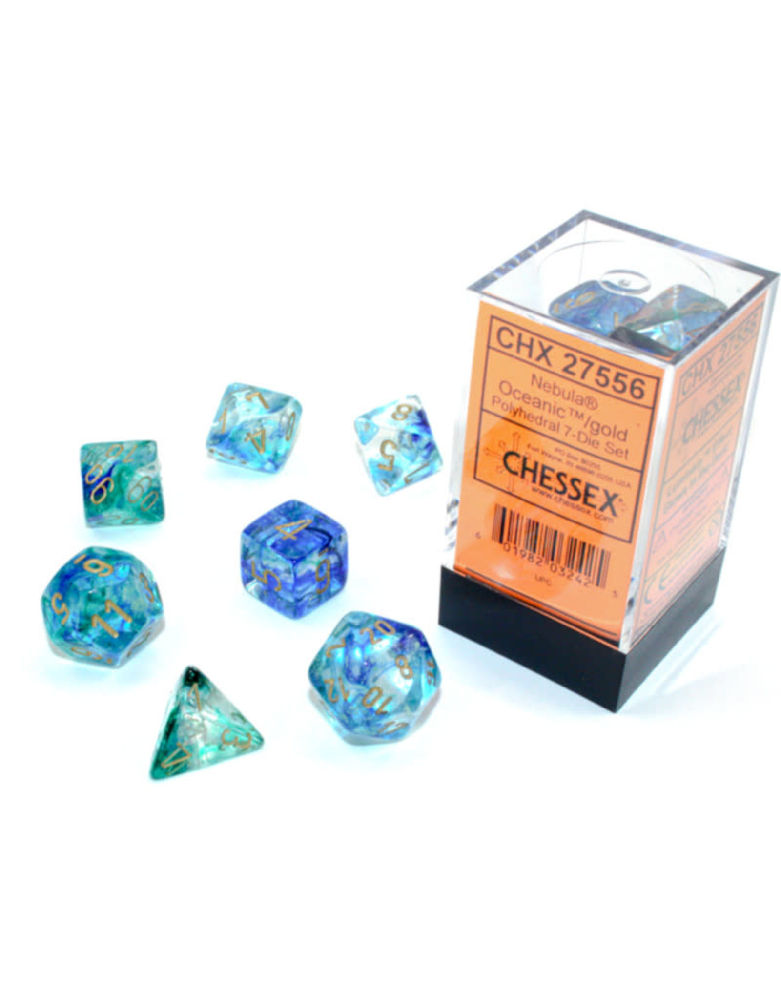 Chessex Chessex RPG Dice (7) Glow in the Dark