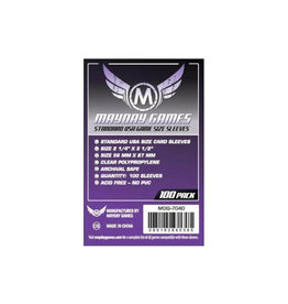 Mayday Games Sleeves: Standard American (100) (Purple)