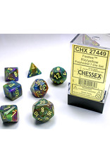 Chessex Polyhedral Dice Set: Festive Rio (7)