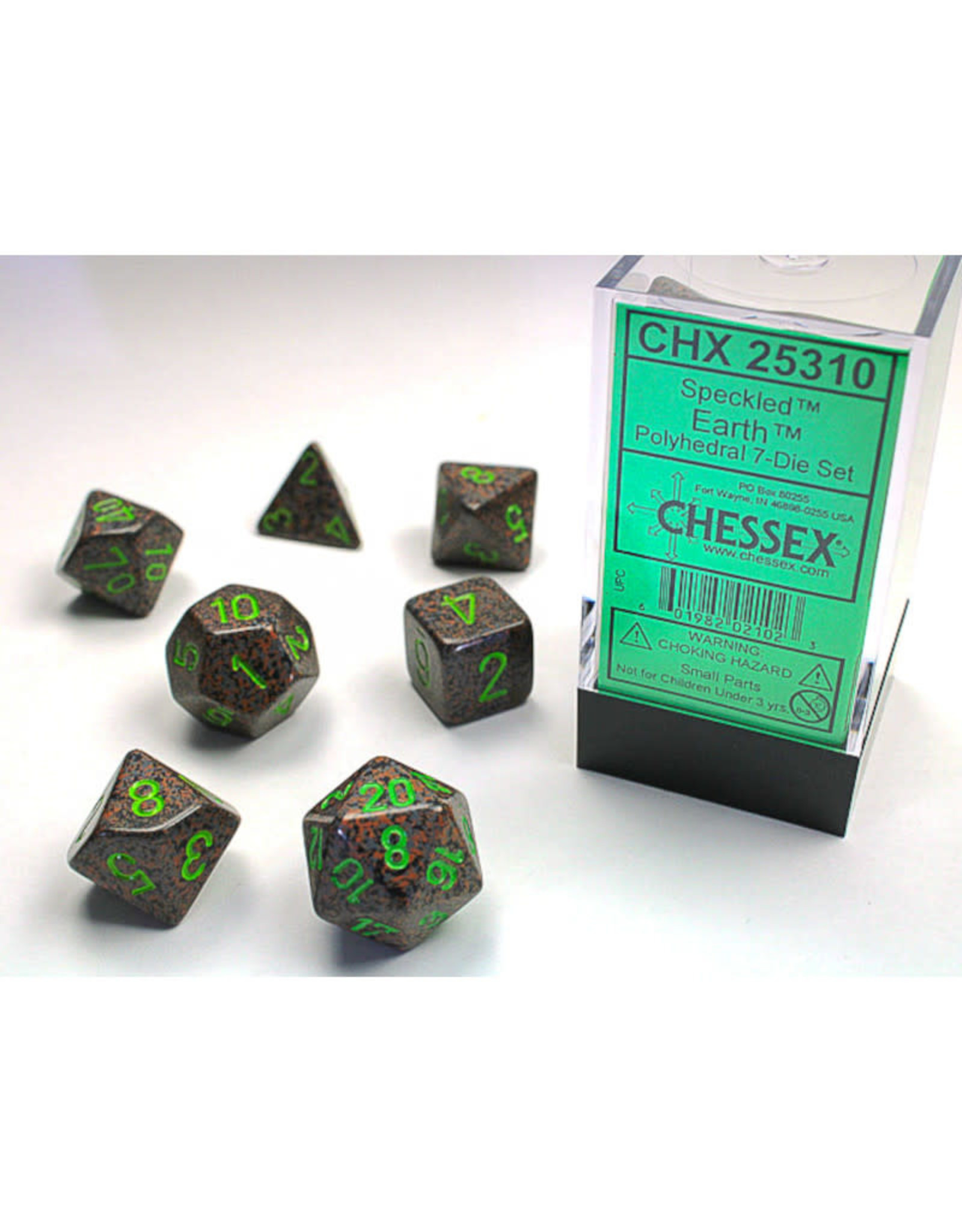 Chessex Polyhedral Dice Set: Speckled Earth (7)