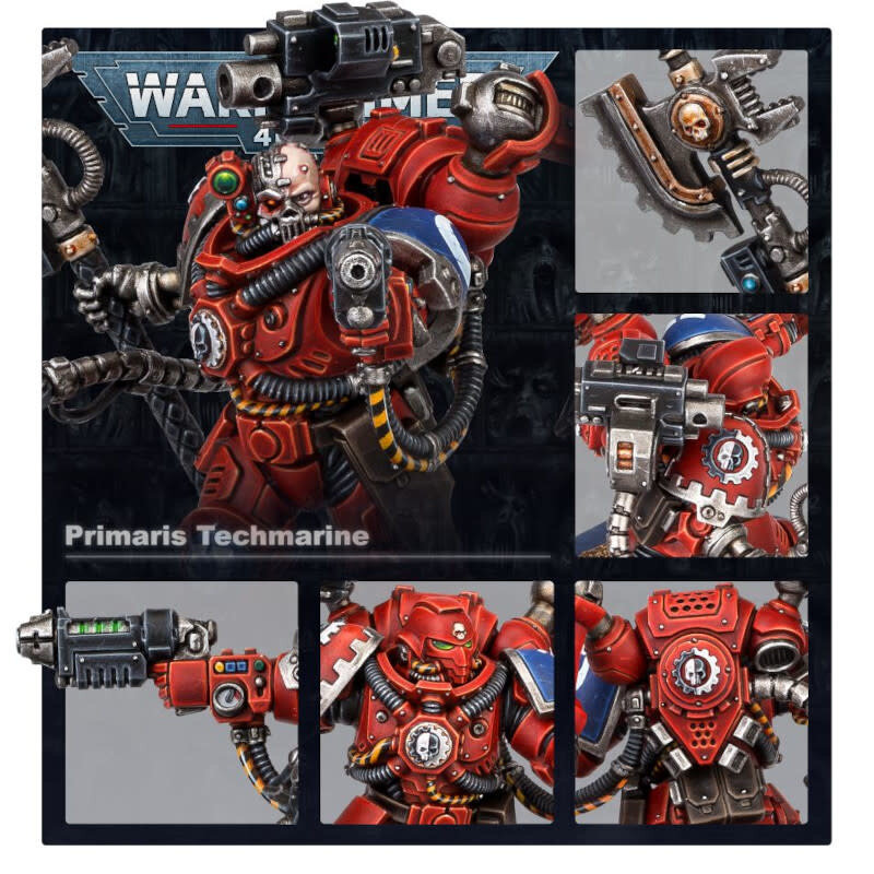 Games Workshop Warhammer 40k Space Marines Primaris Techmarine