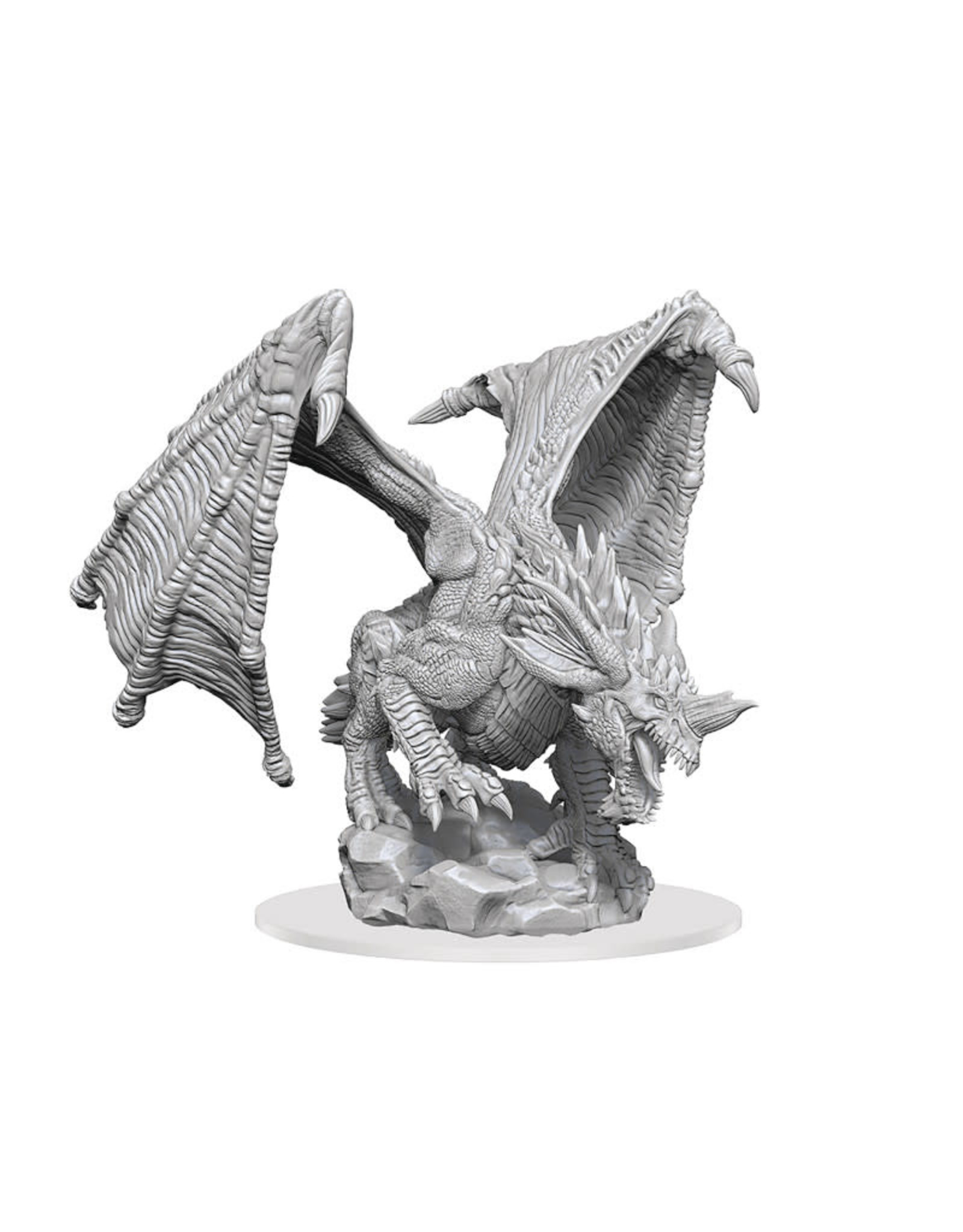 Wizkids D&D Unpainted Minis: Young Blue Dragon