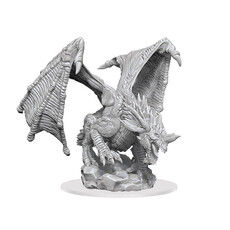 Wizkids D&D Unpainted Minis: Young Blue Dragon