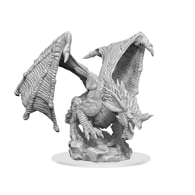 Wizkids D&D Unpainted Minis: Young Blue Dragon