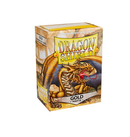 Arcane Tinmen Sleeves: Dragon Shield Matte (100) Gold