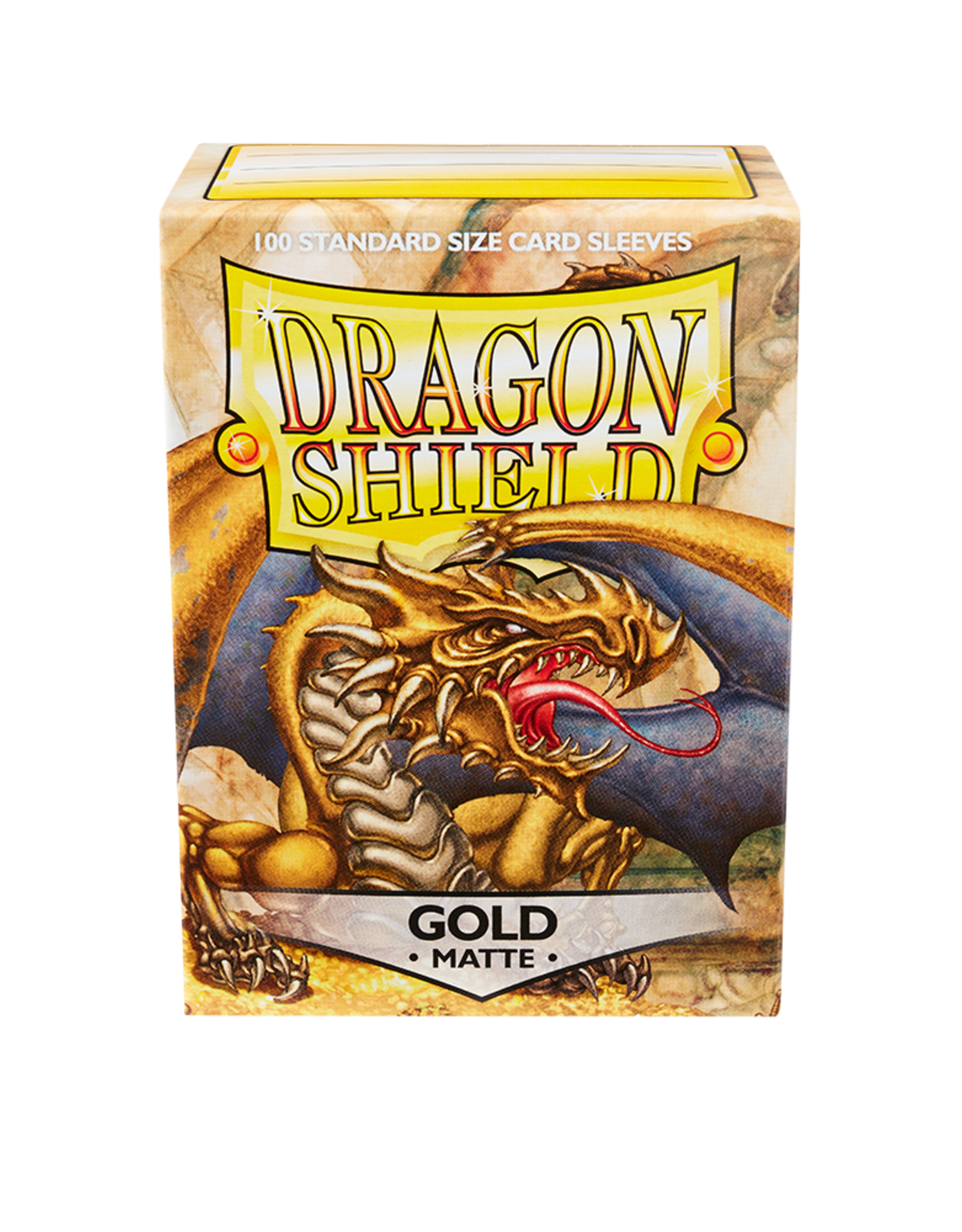 Arcane Tinmen Sleeves: Dragon Shield Matte (100) Gold