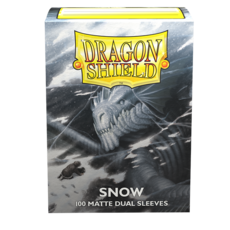 Arcane Tinmen Sleeves: Dragon Shield Matte Dual (100) Snow