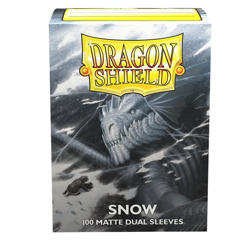 Arcane Tinmen Sleeves: Dragon Shield Matte Dual (100) Snow