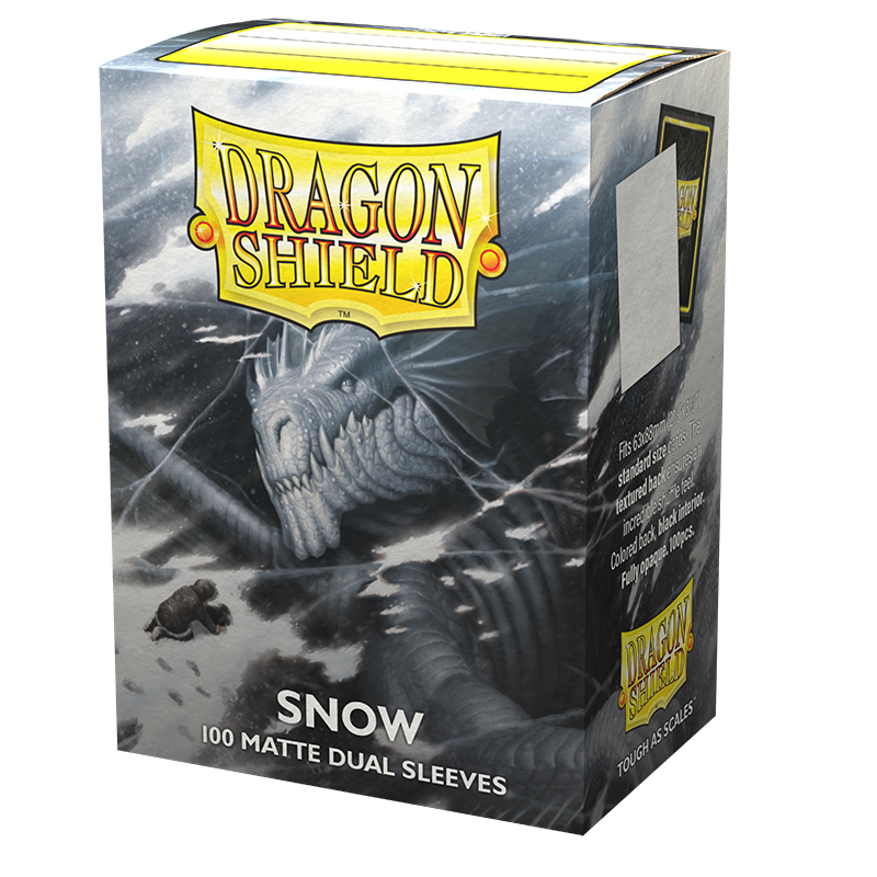 Arcane Tinmen Sleeves: Dragon Shield Matte Dual (100) Snow