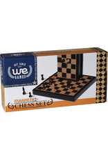 Chess Set: 8 Inch Magnetic Wood Travel Set