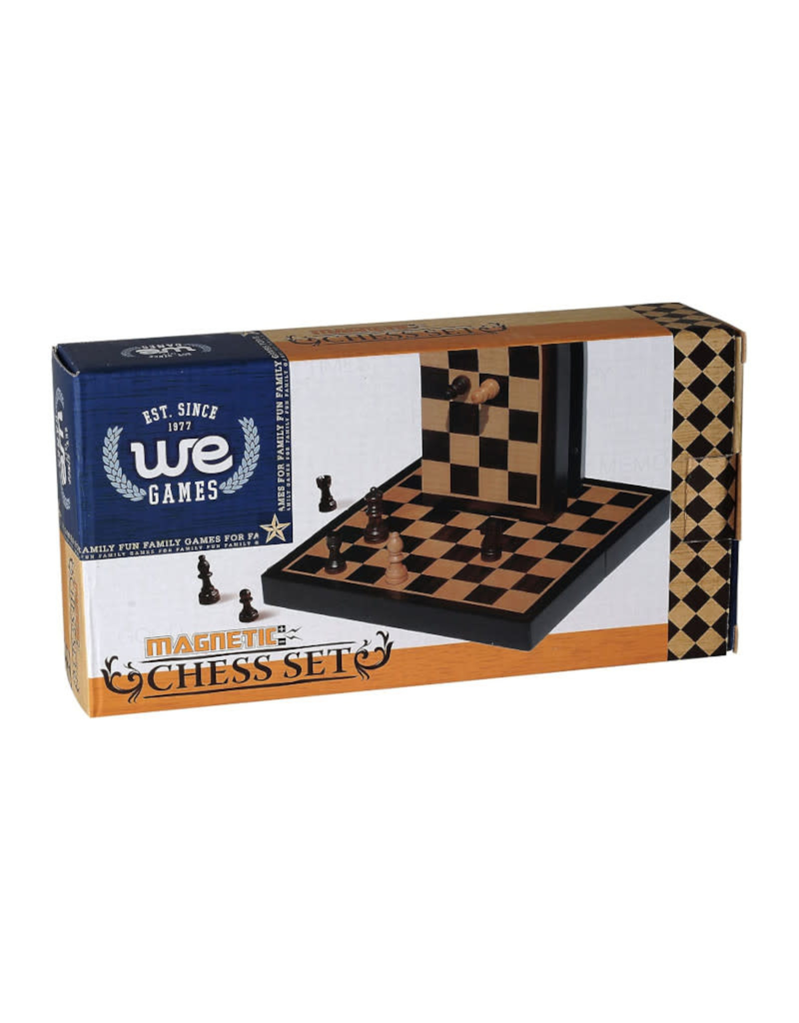 Chess Set: Magnetic 8 Inch Wood Travel Set