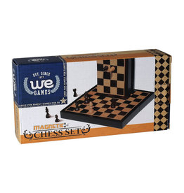 Chess Set: 8 Inch Magnetic Wood Travel Set