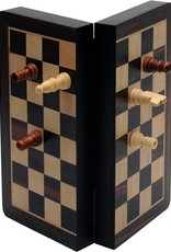 Chess Set: 8 Inch Magnetic Wood Travel Set