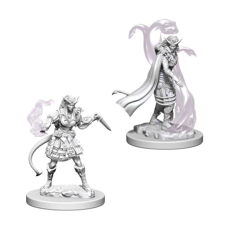 Wizkids D&D Unpainted Minis: Tiefling Sorcerer Female