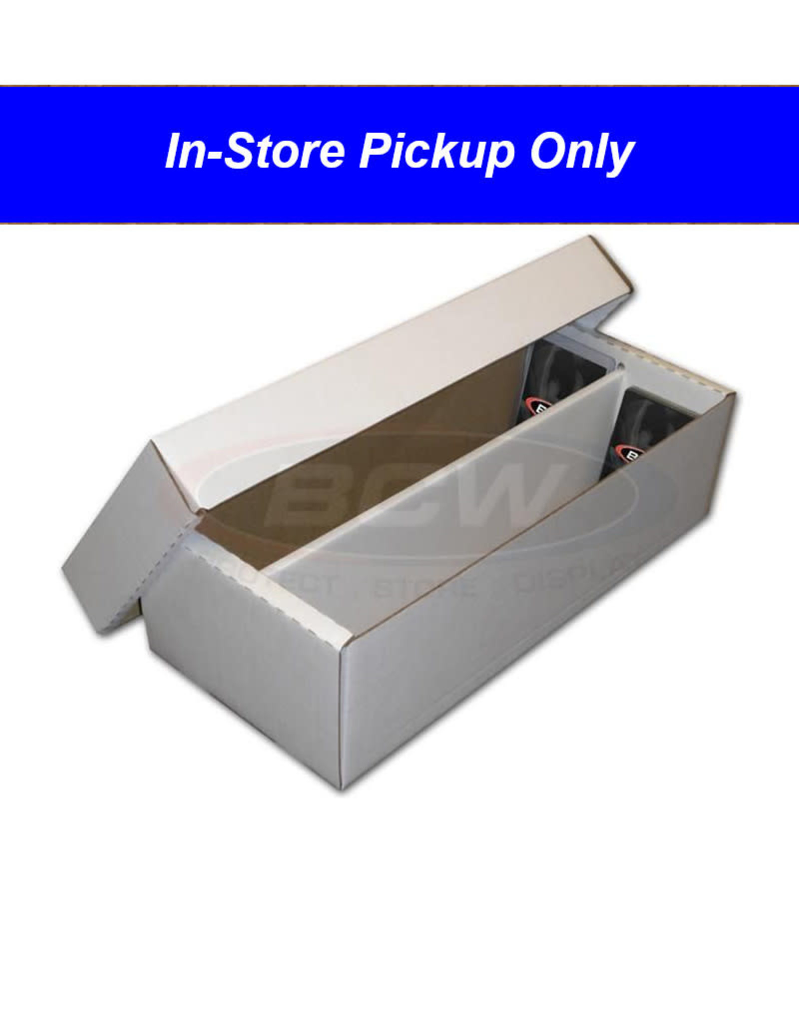 BCW BCW Cardboard Box (1600-Card Capacity - 2 Row)