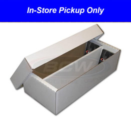 BCW BCW Cardboard Box (1600-Card Capacity - 2 Row)