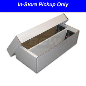 BCW BCW Cardboard Box (1600-Card Capacity - 2 Row)