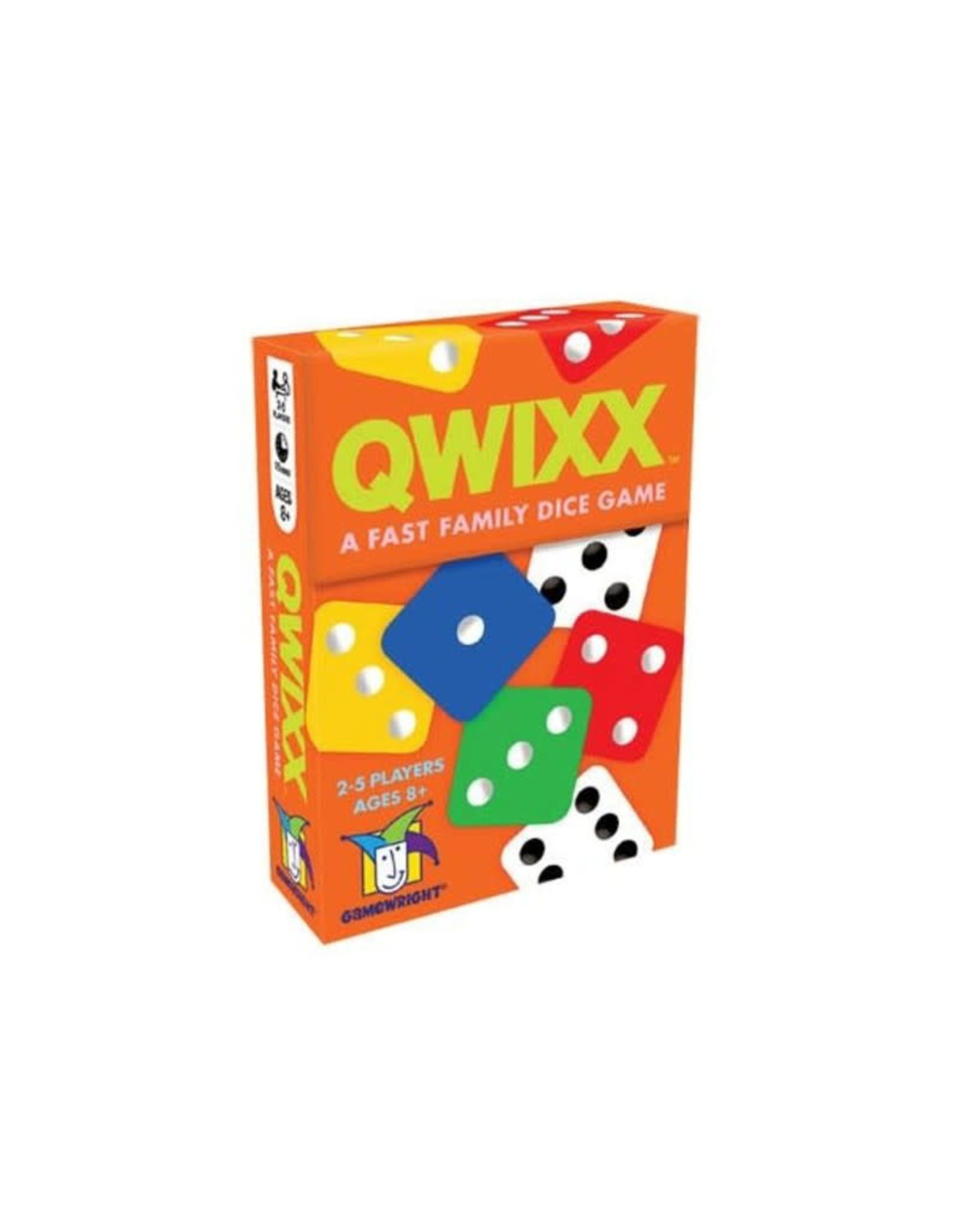 Qwixx Fast Family Dice Game Gamewright GWI 1201D Roll & Write 