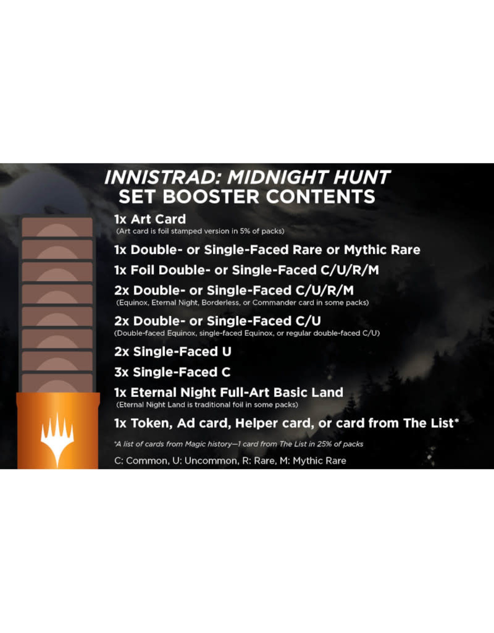 Wizards of the Coast MTG Set Booster Pack: Innistrad Midnight Hunt