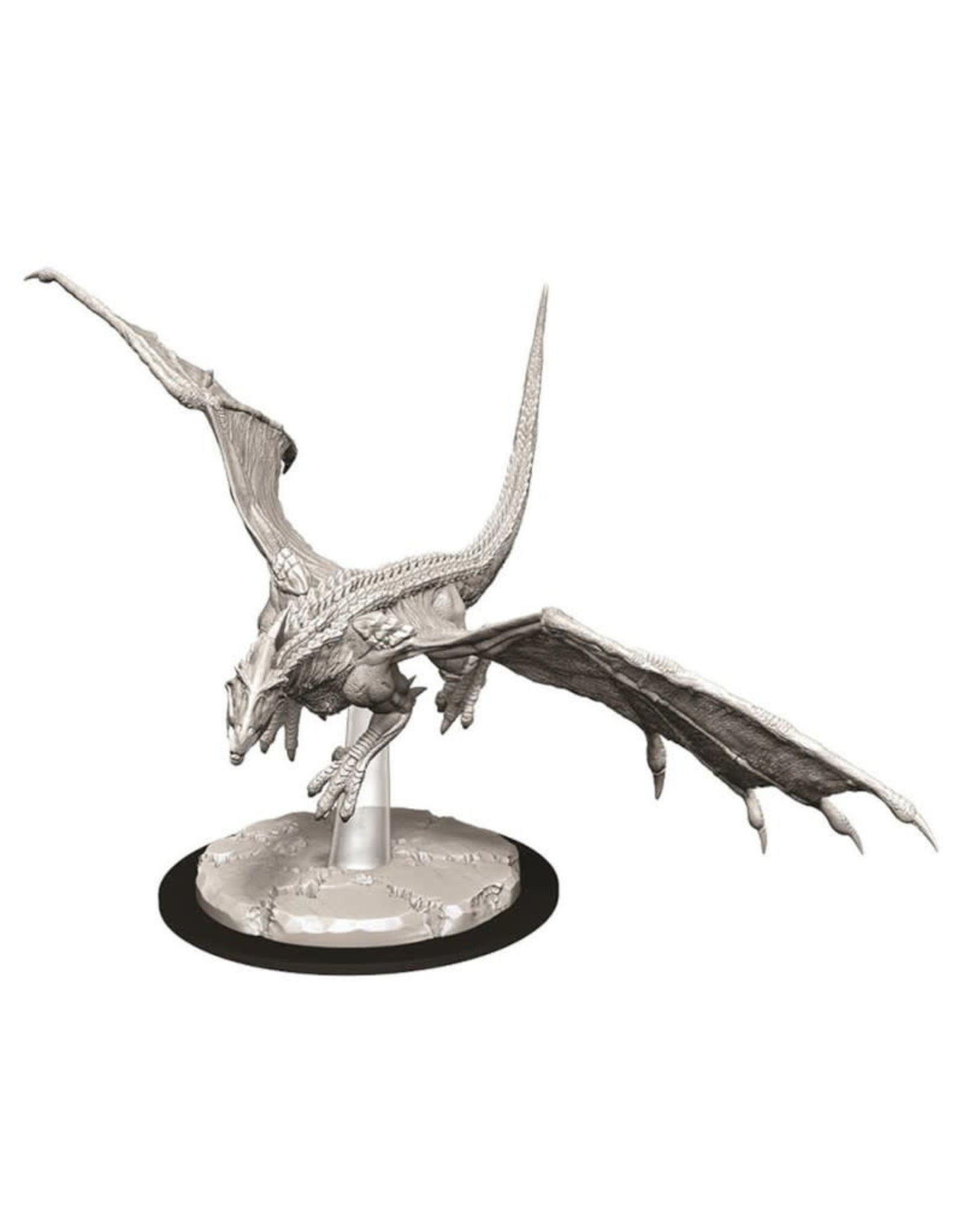 Wizkids D&D Unpainted Minis: Young White Dragon