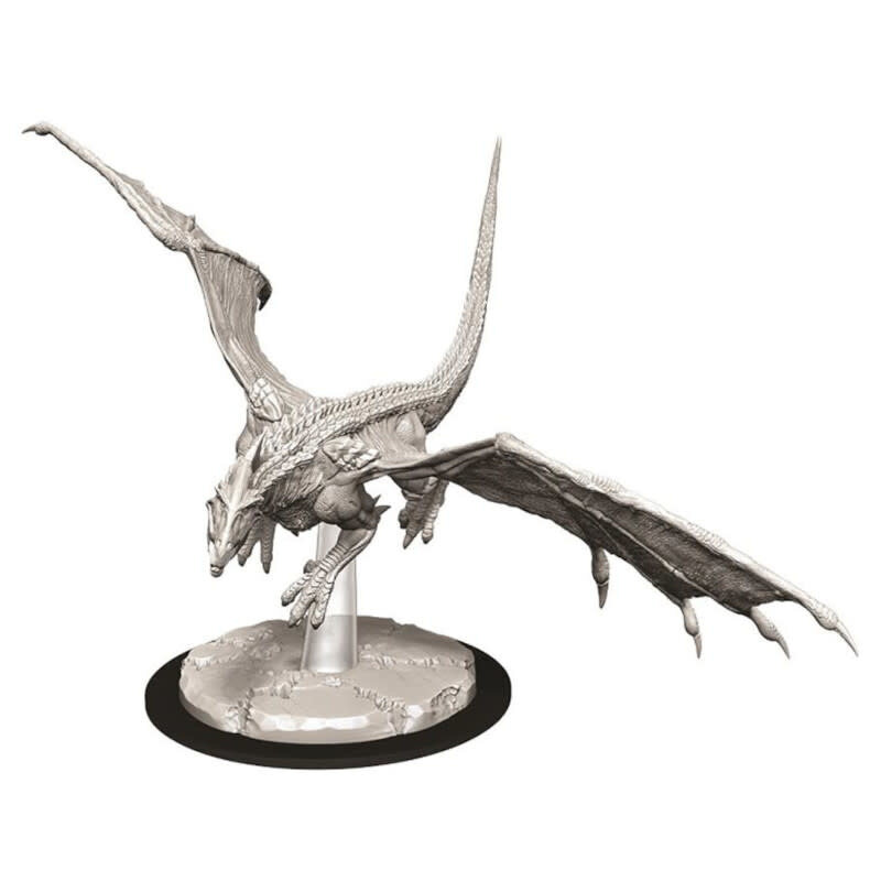 Wizkids D&D Unpainted Minis: Young White Dragon
