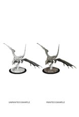 Wizkids D&D Unpainted Minis: Young White Dragon
