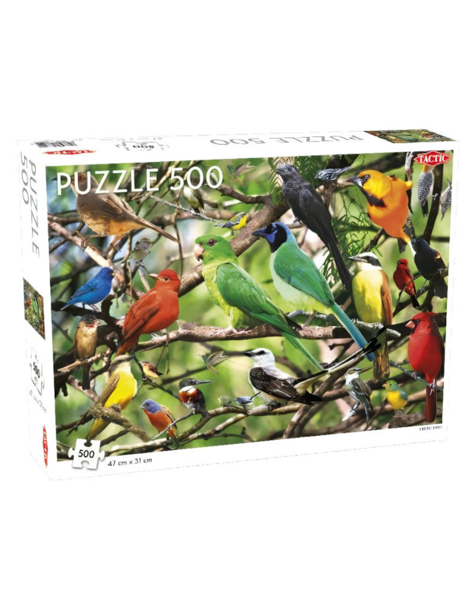 Tactic Games Landscapes: Exotic Birds Puzzle 500 PCS