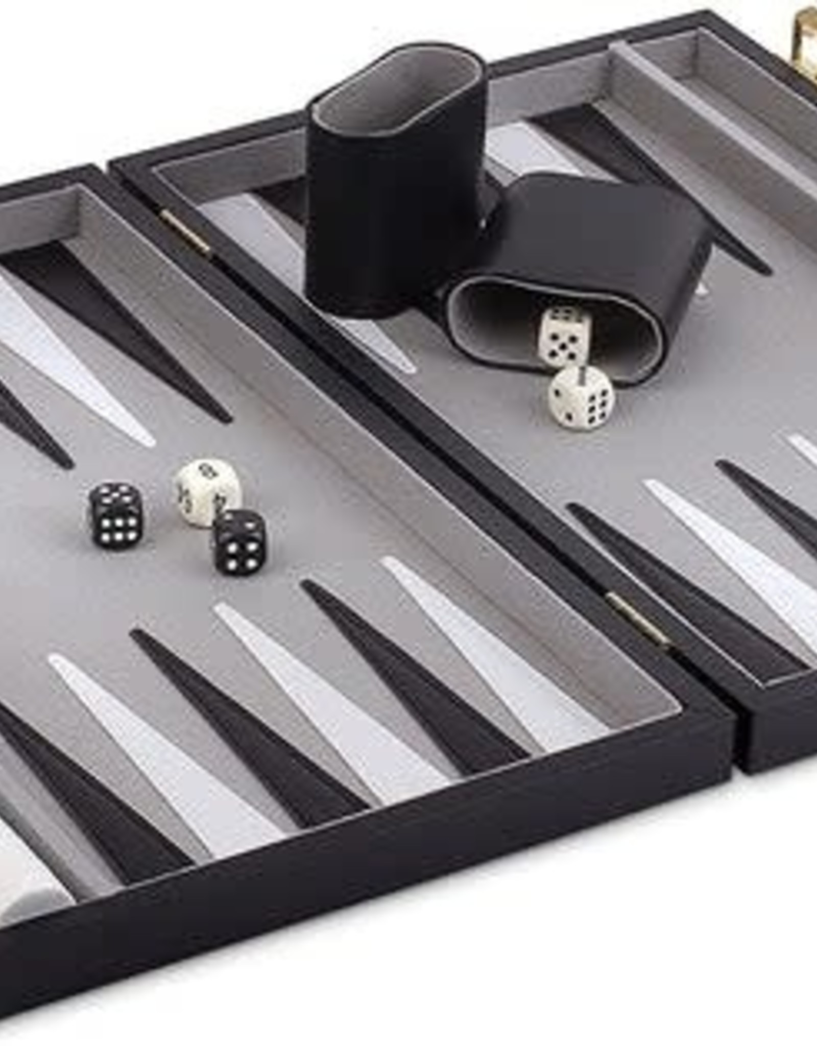 Backgammon: 15 Inch Black Case