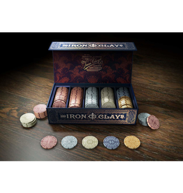 Roxley Games Iron Clays: Board Game Coins (100)