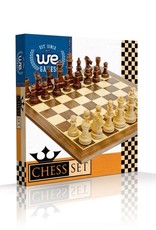 Chess Set: Wooden Board 15 Inch with 3.75 Inch King