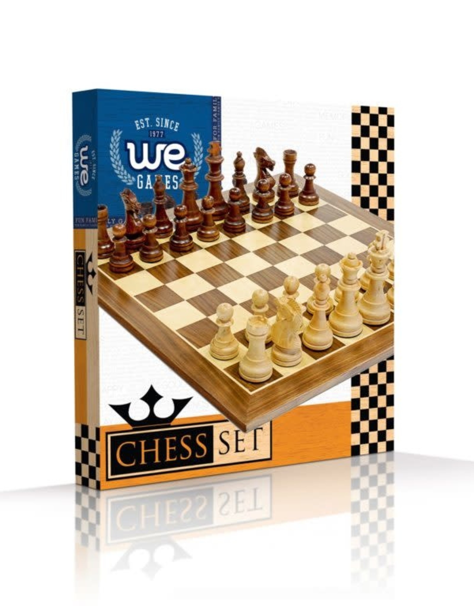 Chess Set: 15 Inch Board with 3.75 Inch King
