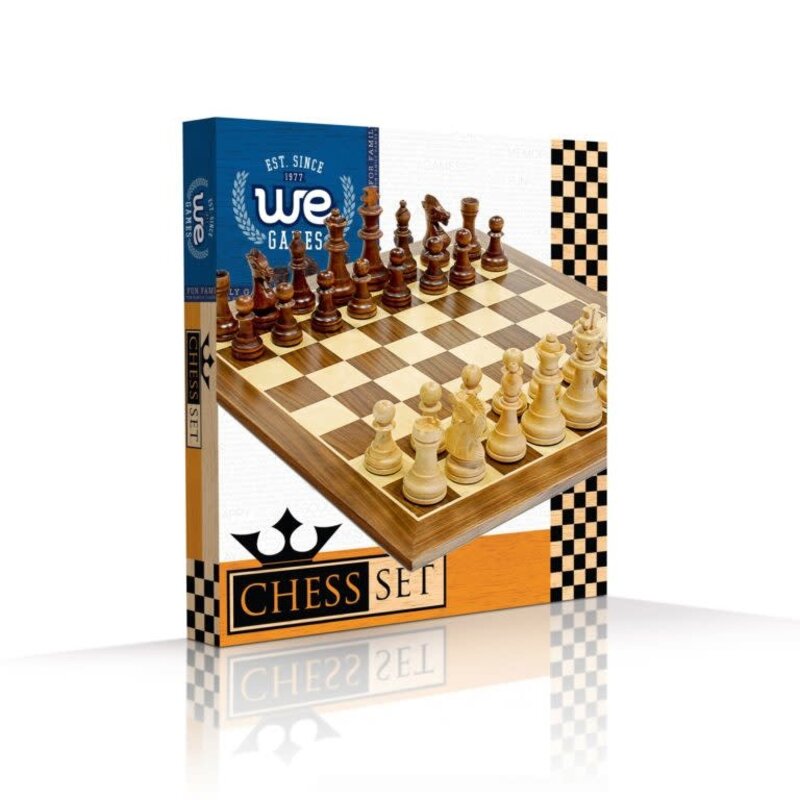 Chess Set: 15 Inch Board with 3.75 Inch King