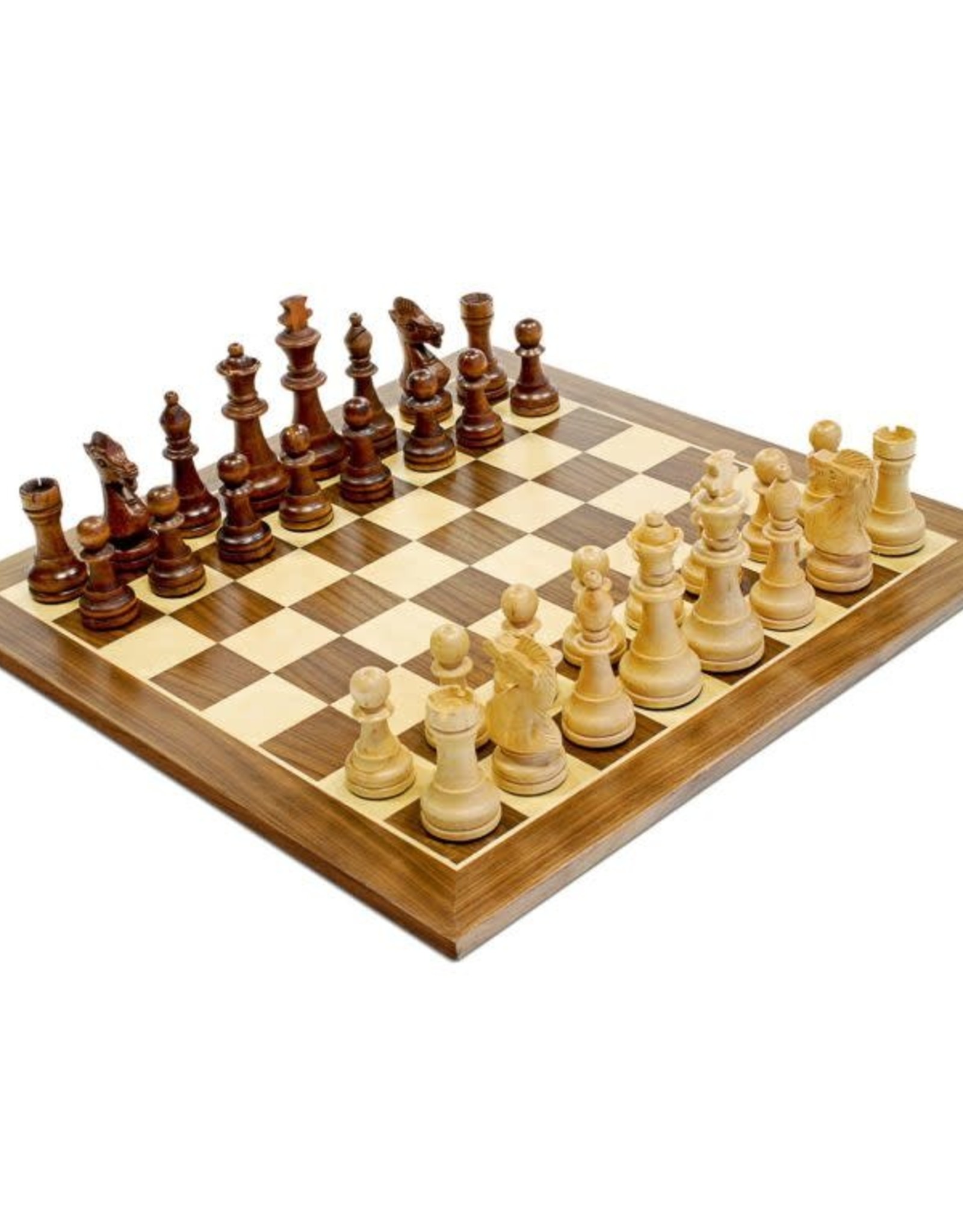 Chess Set: 15 Inch Board with 3.75 Inch King