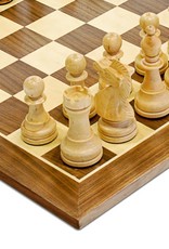 Chess Set: Wooden Board 15 Inch with 3.75 Inch King