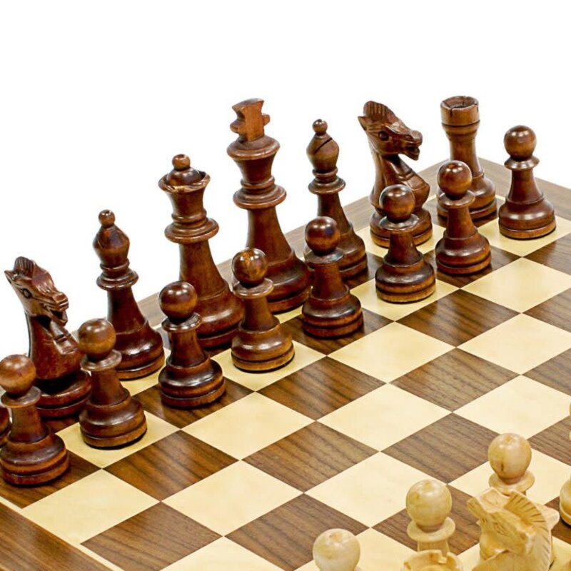 Chess Set: 15 Inch Board with 3.75 Inch King