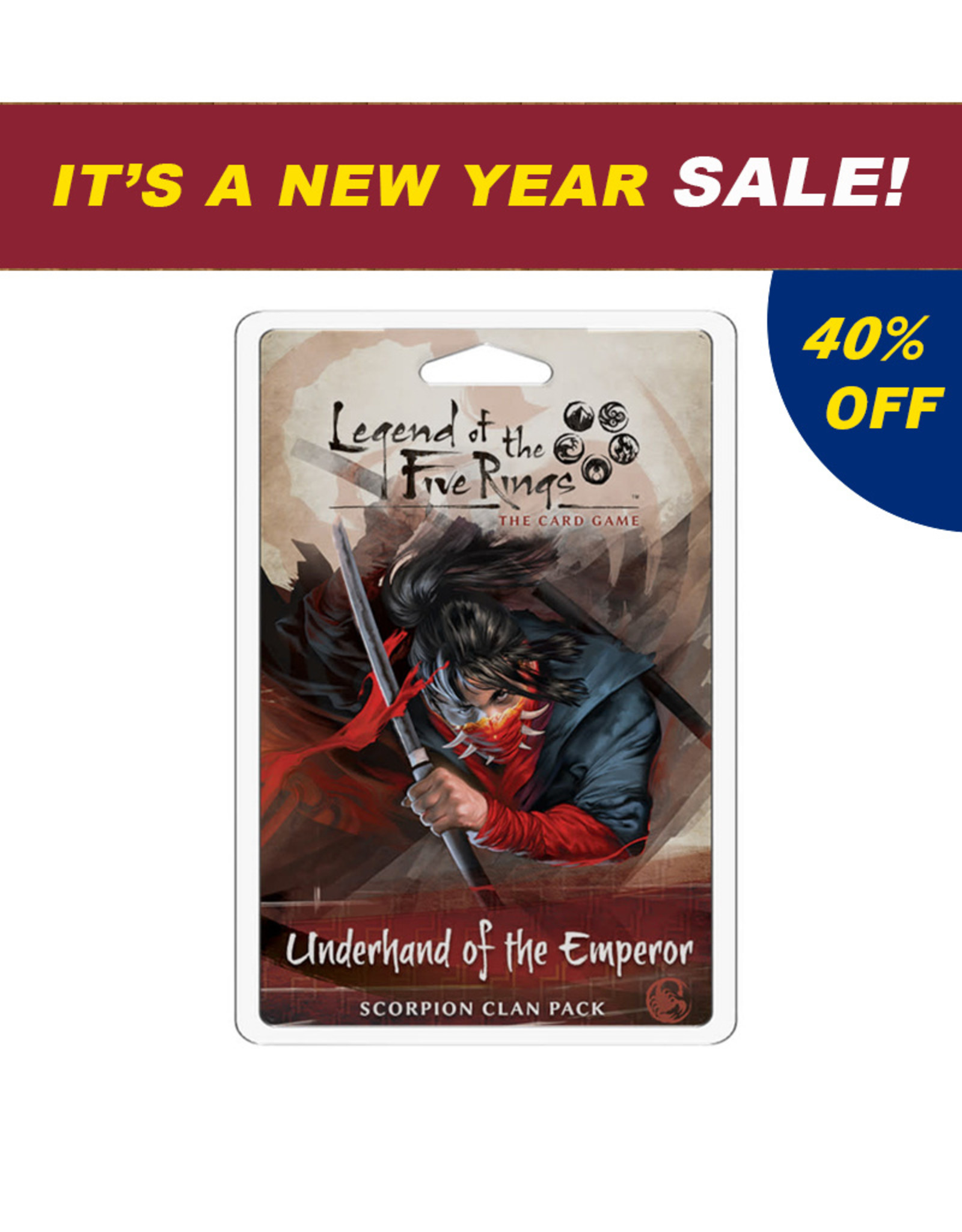 Fantasy Flight Games Legend of the Five Rings LCG Clan Pack Underhand of the Emperor
