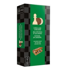 Chess and Checkers: 12" Folding Board