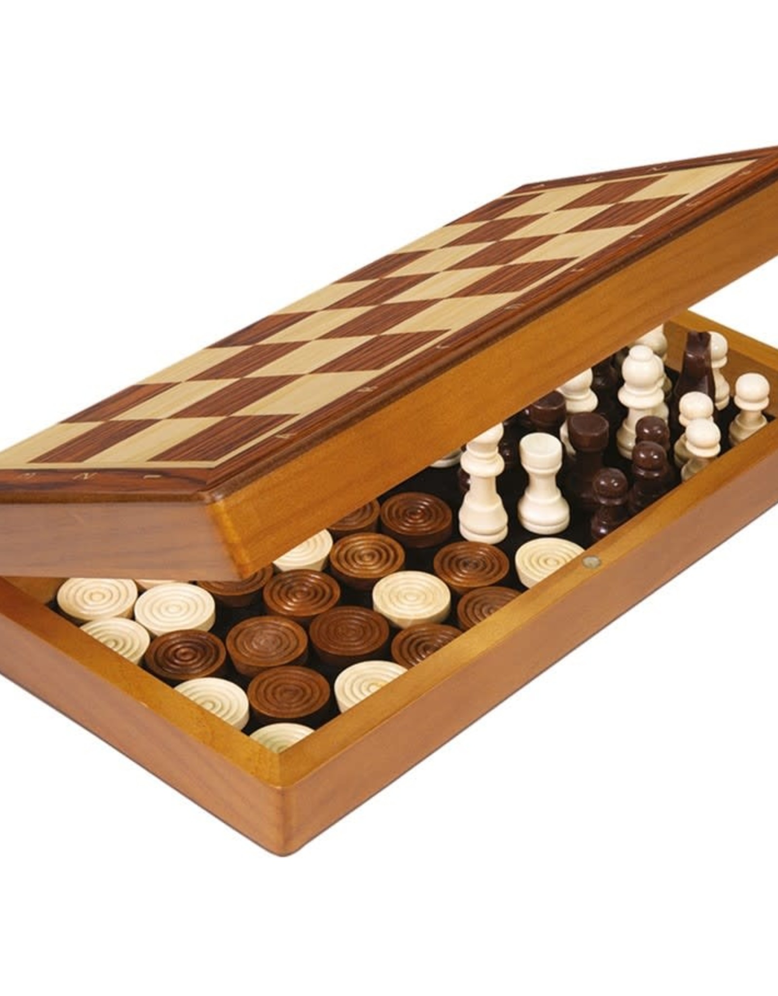 Chess and Checkers: 12" Folding Board