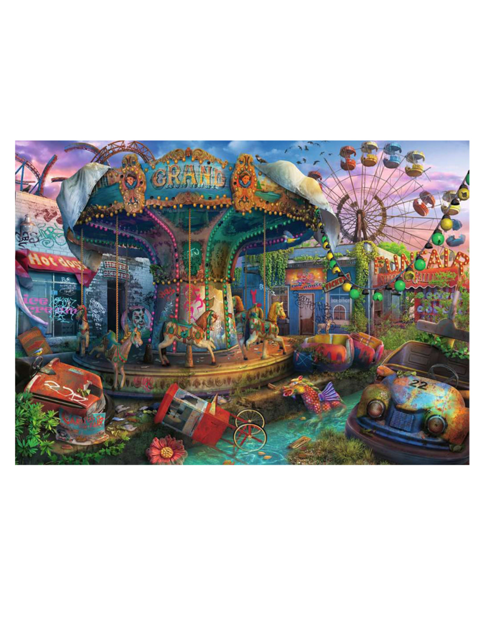 Ravensburger Abandoned Series: Gloomy Carnival Puzzle (1000 PCS)