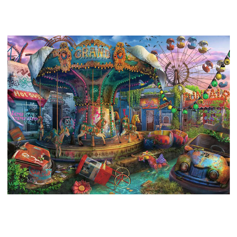 Ravensburger Abandoned Series: Gloomy Carnival Puzzle (1000 PCS)