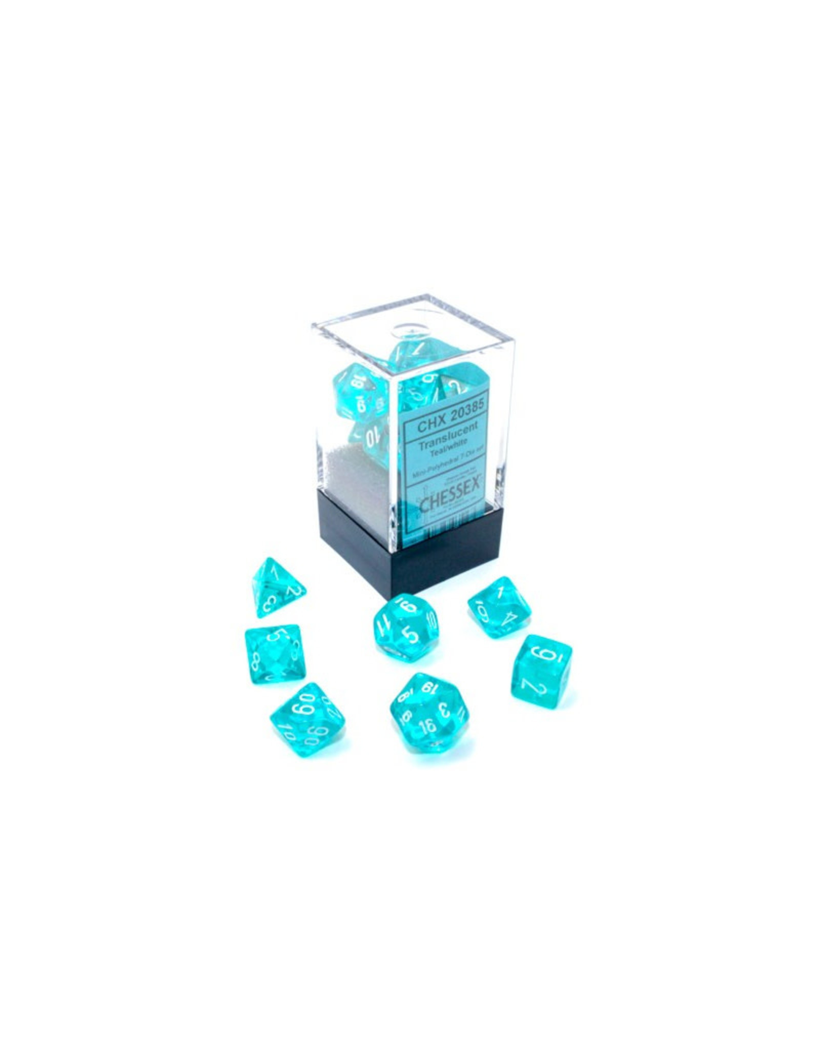 Chessex Mini Chessex RPG Dice (7) Teal