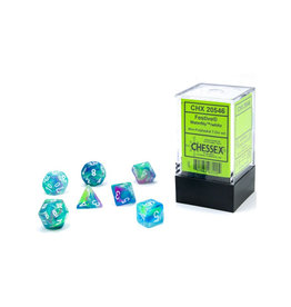 Chessex Mini Chessex RPG Dice (7) Festive Waterlily