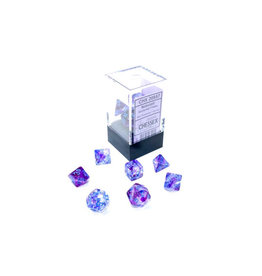 Chessex Mini Polyhedral Dice Set (7) Nebula Purple