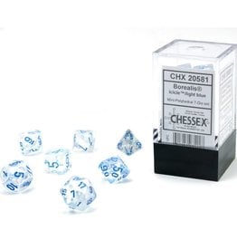 Chessex Mini Polyhedral Dice Set (7) Borealis Icicle
