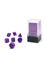 Chessex Mini Polyhedral Dice Set (7) Borealis Royal Purple