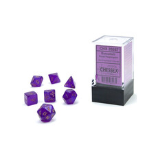 Chessex Mini Chessex RPG Dice (7) Borealis Royal Purple
