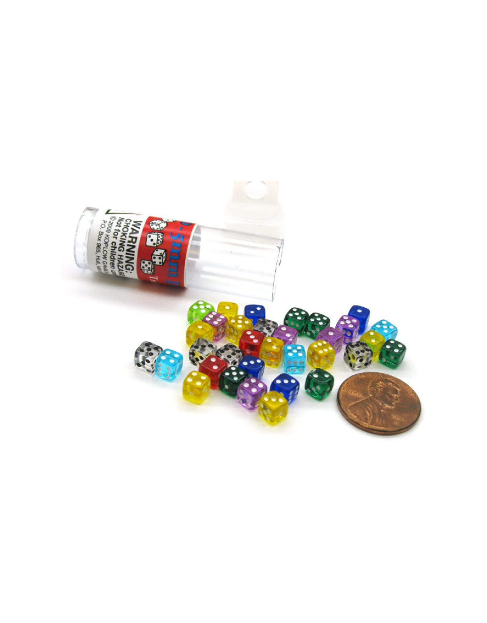 40x Standard 5mm dice set D6 acrylic for Playing Game small dice#% 